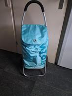 Boodschappen trolly playmarket go plus, Wieltjes, 30 cm of meer, Blauw, Nieuw