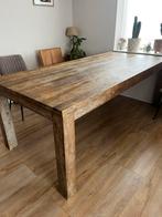 Eettafel loods5 220x100x79, Huis en Inrichting, Tafels | Eettafels, Ophalen, 200 cm of meer, 50 tot 100 cm, Zo goed als nieuw