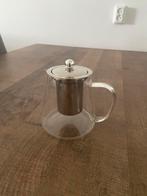 Glazen theepot NIEUW, Ophalen of Verzenden, Nieuw