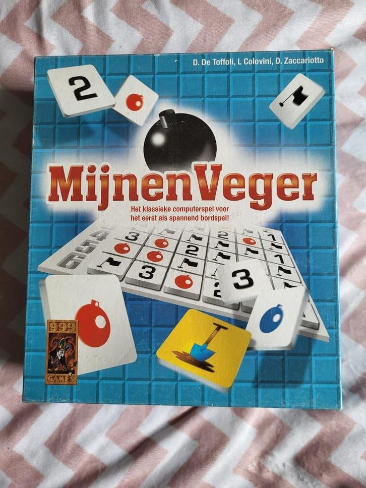 mijnveger bordspel, Hobby en Vrije tijd, Gezelschapsspellen | Bordspellen, Gebruikt, Ophalen of Verzenden