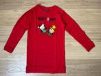 Kerstjurk rood meisje maat 128 / 134 ZGAN, Ophalen of Verzenden, Zo goed als nieuw, Meisje, Jurk of Rok
