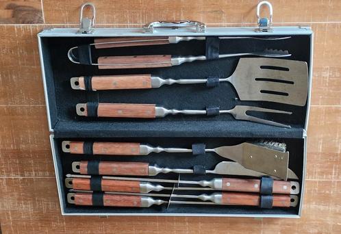 bbq koffer barbecuegereedschappen, Tuin en Terras, Barbecue-accessoires, Gebruikt, Ophalen of Verzenden