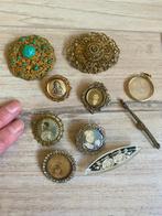 Vintage broches, Ophalen of Verzenden, Gebruikt, Overige kleuren, Overige materialen