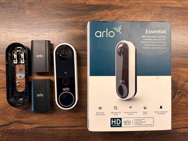 Arlo Draadloze Videodeurbel - Perfecte Smart Home Upgrade, Huis en Inrichting, Deurbellen, Gebruikt, Draadloos, Compatibel met smartphone