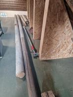 Houten Telefoonpalen / Boerderijpalen, Doe-het-zelf en Verbouw, Hout en Planken, Ophalen, Gebruikt, Balk, 50 mm of meer