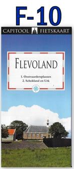 F10 Fietskaart Flevoland Oostvaardersplassen Schokland Urk, Boeken, Ophalen of Verzenden, Zo goed als nieuw, 1800 tot 2000, Overige typen