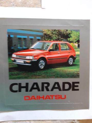 Daihatsu Charade - sticker ca. 11 x 11 cm beschikbaar voor biedingen