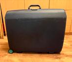Samsonite Koffer - Donkerblauw met Groen, Sieraden, Tassen en Uiterlijk, Koffers, Gebruikt, 50 tot 60 cm, Hard kunststof, 35 tot 45 cm