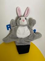 3659 beleduc handpop konijn grijs, Ophalen of Verzenden, Zo goed als nieuw, Overige typen