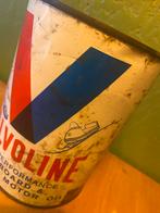 Vintage Valvoline 2-Takt Olie Blik - Nooit Geopend!, Ophalen of Verzenden