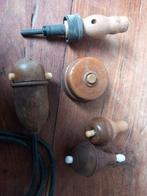 Vintage houten schakelaars, Ophalen of Verzenden