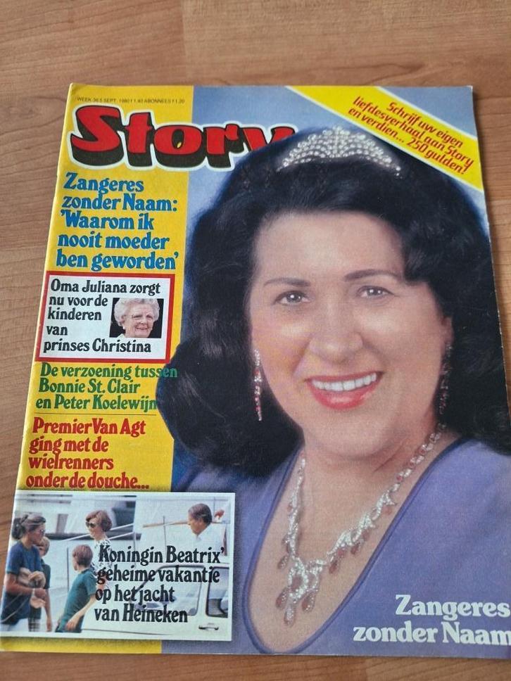 Story 1980 Mary Servaes Babe Rob de Nijs Jodie Foster, Boeken, Tijdschriften en Kranten, Gelezen, Overige typen, Verzenden