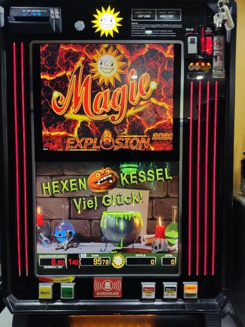Merkur Slimline Top Wand Gokkast  Spellen Magie Explosion!!!, Verzamelen, Automaten | Gokkasten en Fruitautomaten, Zo goed als nieuw
