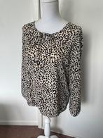 NIEUWE beige/zwarte panterprint blouse van Geisha, Geisha, Verzenden, Beige, Nieuw