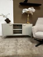 tv kast metaal - metalen tv kast - beige tv meubel, Ophalen, 100 tot 150 cm, Nieuw, Minder dan 100 cm