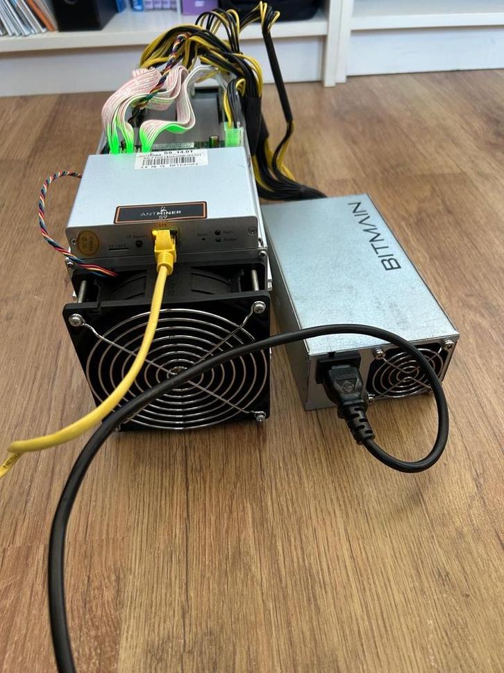 Antminer S9 14TH - Goede Staat, Werkend, Computers en Software, Overige Computers en Software, Gebruikt, Ophalen of Verzenden