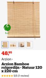 Twee bamboe rolgordijnen, Ophalen of Verzenden, Nieuw, 150 tot 200 cm