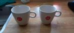 2 douwe egberts cappucino bekers, Huis en Inrichting, Keuken | Servies, Ophalen of Verzenden, Gebruikt, Overige stijlen, Kop(pen) en/of Schotel(s)