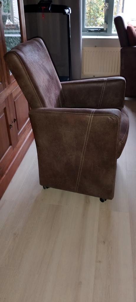 Eetkamerstoelen, Huis en Inrichting, Fauteuils, Gebruikt, Stof, 50 tot 75 cm, Minder dan 75 cm, Ophalen