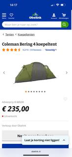 Coleman Bering 4 koepeltent, Caravans en Kamperen, Tenten, Ophalen, Zo goed als nieuw, Tot en met 4