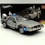 Hot Wheels Elite 1:18 DMC DeLorean Back to the Future, Hobby en Vrije tijd, Modelauto's | 1:18, Nieuw, Ophalen of Verzenden, Hot Wheels