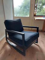 Houten Fateuil met kussens, Ophalen, Zo goed als nieuw, Minder dan 50 cm