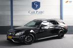 Mercedes-Benz E-klasse Estate AMG 63 4MATIC FACELIFT/LEER+S., Auto's, 5461 cc, Gebruikt, Adaptive Cruise Control, Zwart