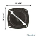 Dynavox 4 Ohm basluidspreker 20 cm 100 Watt, Audio, Tv en Foto, Luidsprekers, ., Overige typen, Nieuw, 60 tot 120 watt