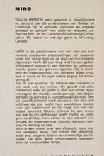 Miro - Shaun Herron (1970), Boeken, Verzenden, Zo goed als nieuw
