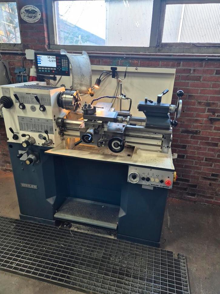 weiler ergodor draaibank, Doe-het-zelf en Verbouw, Draaibanken, Zo goed als nieuw, Metaaldraaibank, Ophalen