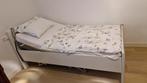Seniorenbed (hoogte verstelbare   bodem+ Tempur Matras, Huis en Inrichting, Ophalen, 90 cm, Eenpersoons, Wit