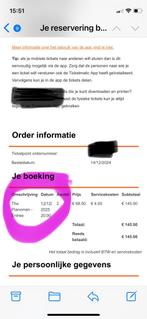 The Pianoman; 2 ‘golden circle’ tickets, Tickets en Kaartjes, Twee personen, Overige soorten