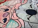 Disney stitch dekbedovertrek 1 pers, Ophalen of Verzenden, Zo goed als nieuw, Jongetje of Meisje, Dekbedovertrek