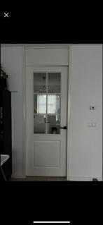 PERTURA Binnendeur 206 opdek links wit gegrond 83x201,5 cm, Doe-het-zelf en Verbouw, Deuren en Horren, Ophalen of Verzenden