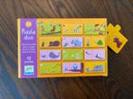 Djeco puzzel duo 2+, Kinderen en Baby's, Speelgoed | Kinderpuzzels, Ophalen of Verzenden, Minder dan 10 stukjes, Zo goed als nieuw