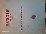 Austin seven /850 service handleiding, Verzenden