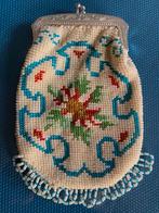 Antiek kralentasje met beugel!, Antiek en Kunst, Ophalen of Verzenden, Dames