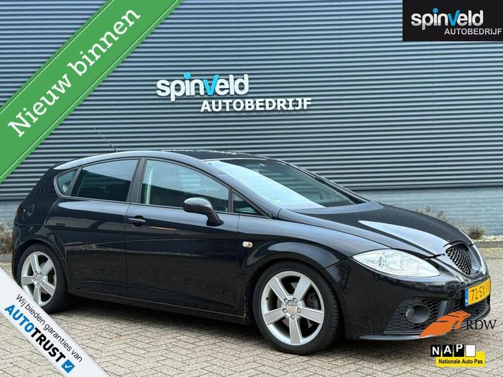 Seat Leon 2.0 TFSI Sport-up BJ`06 NAP NL Airco Verlaagd 5drs, Auto's, Seat, Bedrijf, Te koop, Leon, ABS, Airbags, Airconditioning