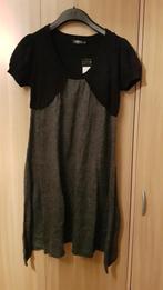 Zwart/grijze jurk mt XL!, Zwart, Maat 46/48 (XL) of groter, Ophalen of Verzenden, Zo goed als nieuw