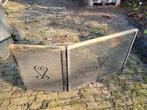 Ijzeren vonkenscherm / haardscherm - 104x50 cm, Huis en Inrichting, Haarden, Ophalen, Gebruikt