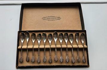 Gero Verzilverde Theelepels in Doos beschikbaar voor biedingen