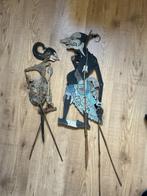 Wajang kullit Petruk en Ajuda, Antiek en Kunst, Ophalen of Verzenden