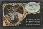 meppel groeten uit fantasiekaart, Verzamelen, Ansichtkaarten | Nederland, Gelopen, Ophalen of Verzenden, Drenthe, Voor 1920