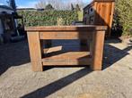 Hard Houten Salontafel, Ophalen, Gebruikt, 50 tot 100 cm, Vierkant