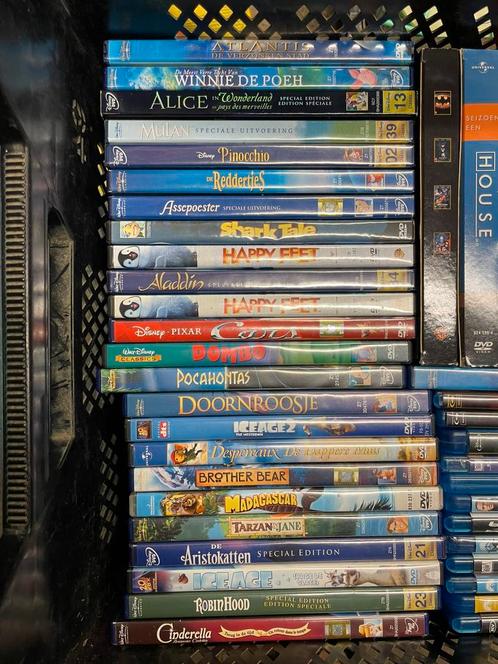 Disney Pixar Dreamworks DVD & Blu Ray - Kinderfilms, Cd's en Dvd's, Dvd's | Tekenfilms en Animatie, Zo goed als nieuw, Amerikaans