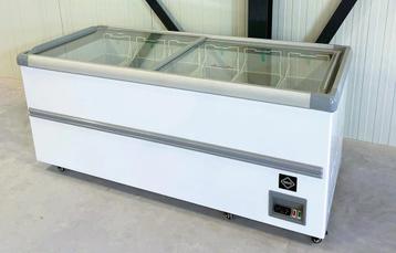 Supermarkt Vriezer met glazen schuifdeuren/ AHT vriezer beschikbaar voor biedingen