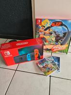 Nintendo switch v2  met 4 Games z.g.a.n, Spelcomputers en Games, Spelcomputers | Nintendo Switch, Met 2 controllers, Ophalen of Verzenden