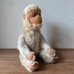 Antieke ''Witte'' Knuffel Aap, Stro Gevuld, Brocante, Jocko, Ophalen of Verzenden