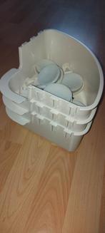 Ikea Tisken Badkamer Opberger met Zuignap 3 stuks, Minder dan 50 cm, Overige typen, Ophalen of Verzenden, Zo goed als nieuw