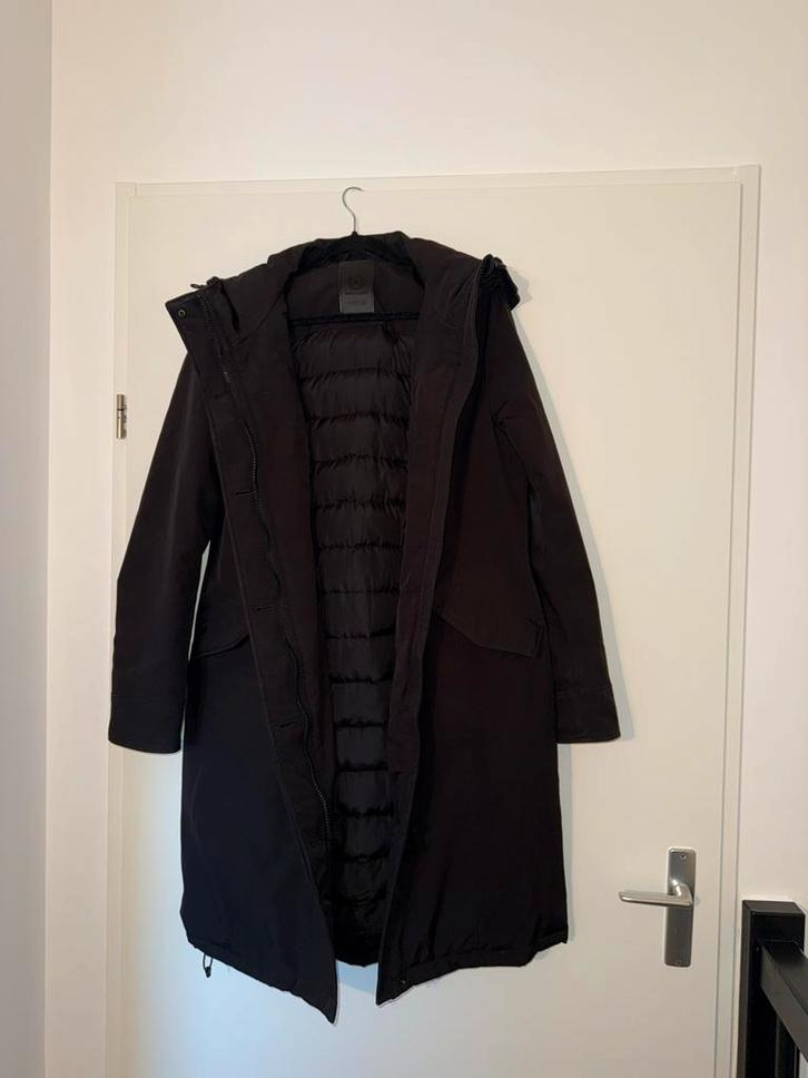 Zwarte Airforce Long 2 Pocket Deluxe Parka HC maat XL, Kleding | Dames, Jassen | Winter, Gedragen, Maat 42/44 (L), Zwart, Ophalen of Verzenden